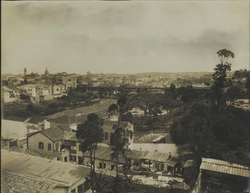 Vista do Viaduto do Chá - 1906