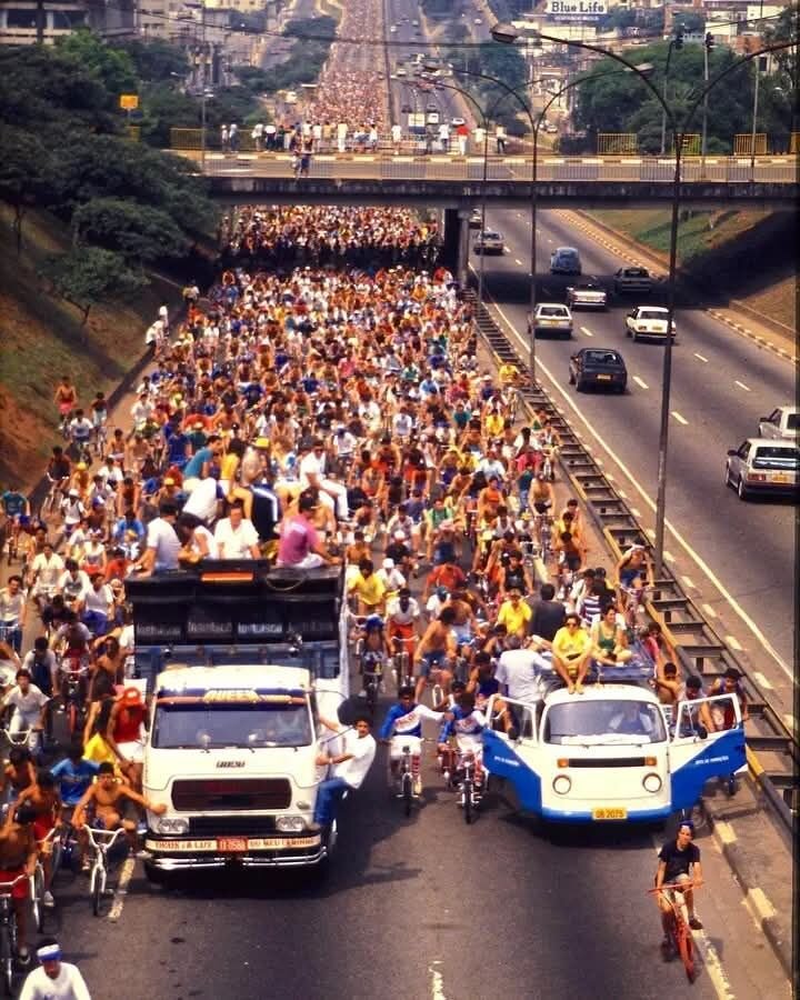 Passeio Ciclístico da Primavera - década de 1980 