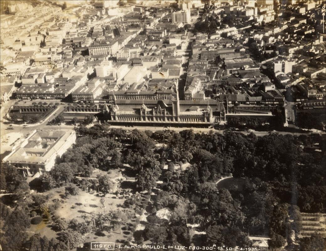 Aérea Estação da Luz - 1936