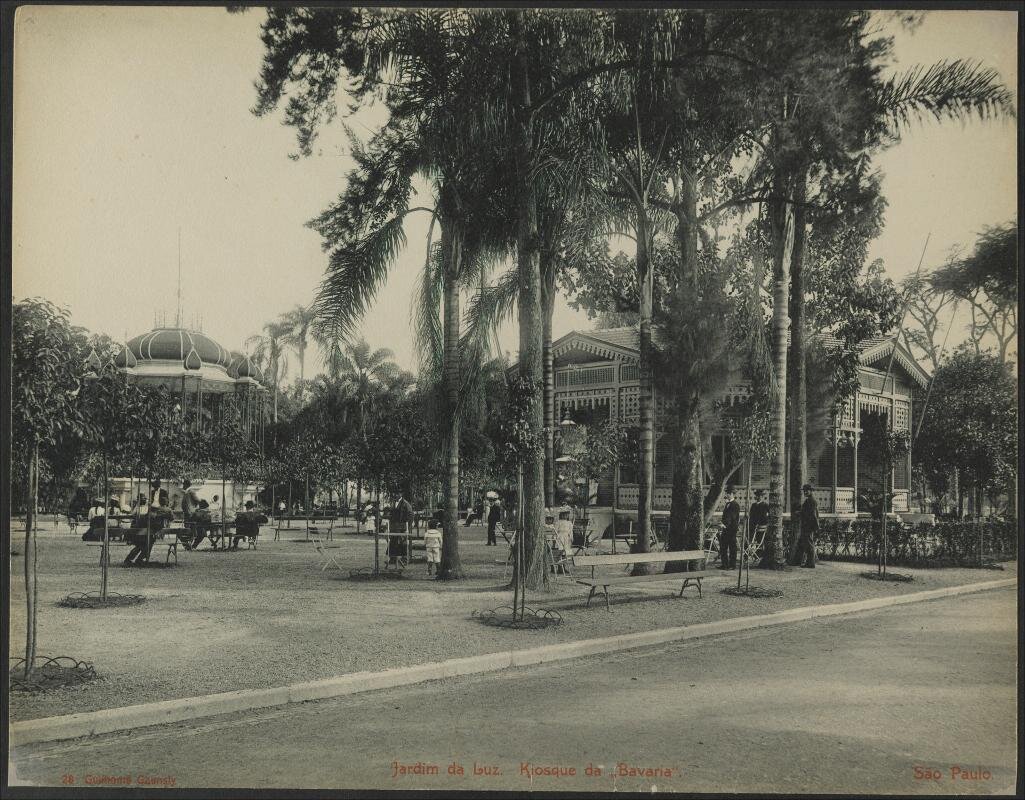 Jardim da Luz: “Kiosque da Bavaria