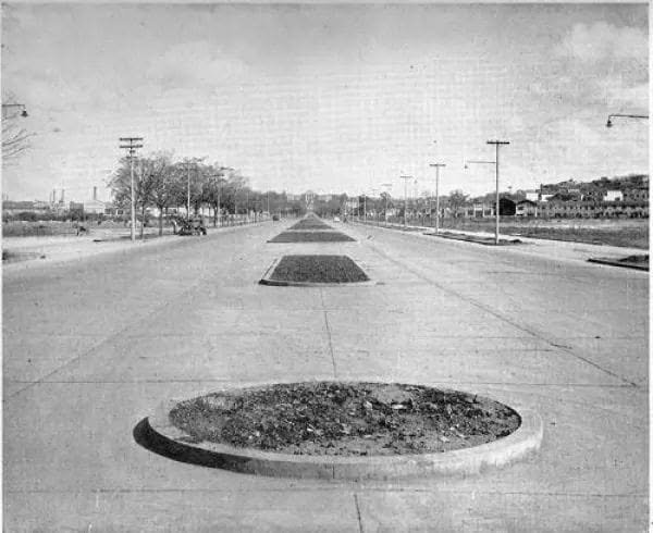 Avenida Dom Pedro I - década de 1940