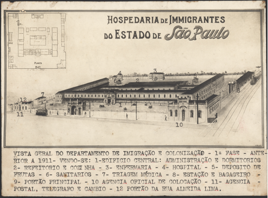 Hospedaria de Imigrantes do Estado de São Paulo - 1886