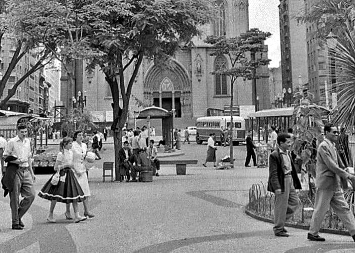 Praça da Sé - 1958