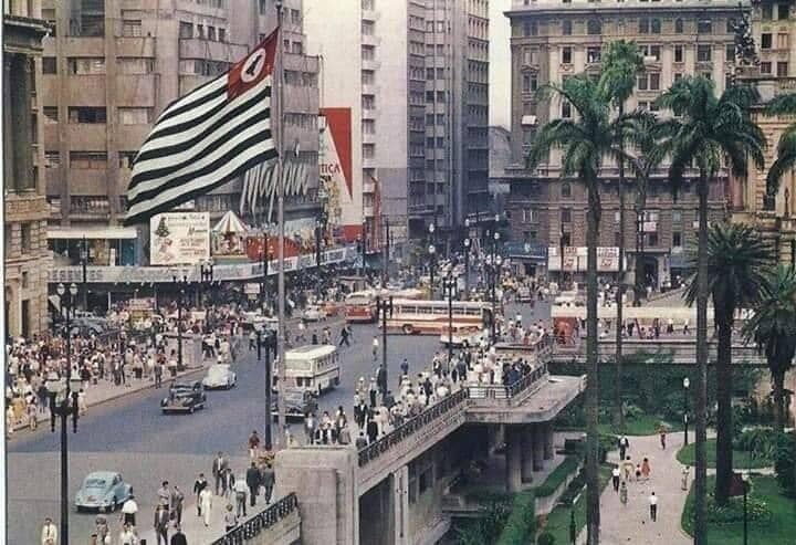 Viaduto do Chá - década de 1960