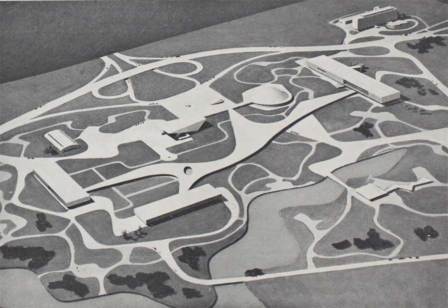 Maquete Parque Ibirapuera - 1953